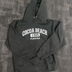Cocoa Beach Black Hoodie for Men